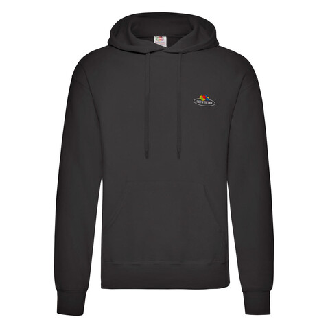 Fruit of the Loom Vintage Hooded Sweat Classic Small Logo Print, Black, 2XL bedrucken, Art.-Nr. 220011017