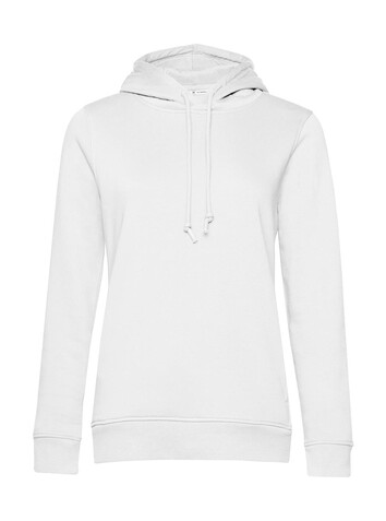 B &amp; C Organic Inspire Hooded /women, White, XS bedrucken, Art.-Nr. 231420002