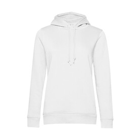 B &amp;amp; C Organic Inspire Hooded /women, White, XS bedrucken, Art.-Nr. 231420002