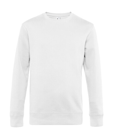 B &amp; C KING Crew Neck, White, XS bedrucken, Art.-Nr. 242420002