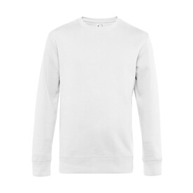 B &amp;amp; C KING Crew Neck, White, XS bedrucken, Art.-Nr. 242420002