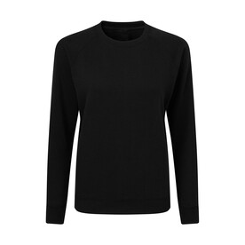 SG Raglan Sweatshirt Women, Black, XS bedrucken, Art.-Nr. 250521012
