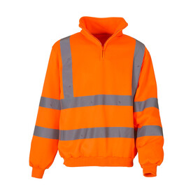 Yoko Fluo 1/4 Zip Sweat Shirt, Fluo Orange, S bedrucken, Art.-Nr. 261774053 Yoko Fluo 1/4 Zip Sweat Shirt, Fluo Orange, S bedrucken, Art.-Nr. 261774053
