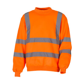Yoko Fluo Sweatshirt, Fluo Orange, S bedrucken, Art.-Nr. 277774051 Yoko Fluo Sweatshirt, Fluo Orange, S bedrucken, Art.-Nr. 277774051
