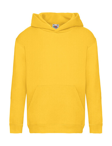 Fruit of the Loom Kids` Premium Hooded Sweat, Sunflower, 164 (14-15) bedrucken, Art.-Nr. 278016018