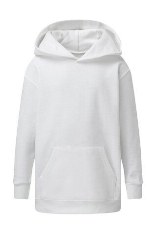 SG Hooded Sweatshirt Kids, White, 104 (3-4/S) bedrucken, Art.-Nr. 278520003