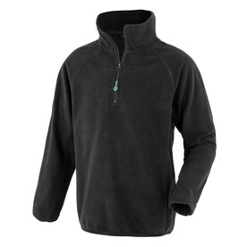 Result Junior Recycled Microfleece Top, Black, XS (4-6) bedrucken, Art.-Nr. 281331012