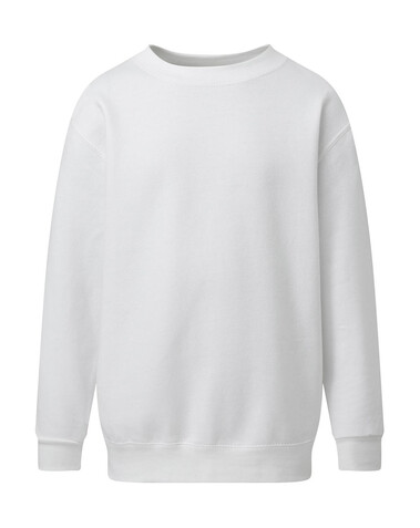SG Crew Neck Sweatshirt Kids, White, 104 (3-4/S) bedrucken, Art.-Nr. 286520003