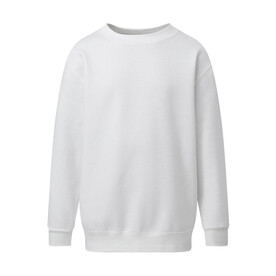 SG Crew Neck Sweatshirt Kids, White, 104 (3-4/S) bedrucken, Art.-Nr. 286520003