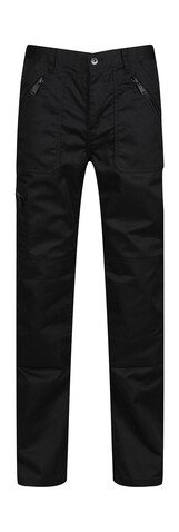 Regatta Pro Action Trousers (Long), Black, 40&quot; bedrucken, Art.-Nr. 308171016