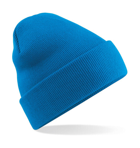 Beechfield Original Cuffed Beanie, Sapphire, One Size bedrucken, Art.-Nr. 308693290