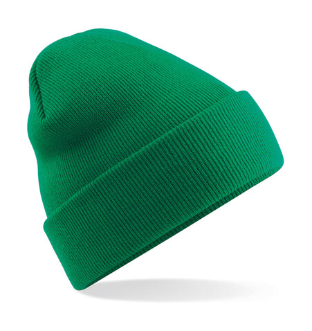 Beechfield Original Cuffed Beanie, Kelly Green, One Size bedrucken, Art.-Nr. 308695180