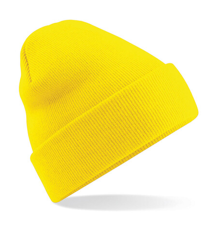 Beechfield Original Cuffed Beanie, Yellow, One Size bedrucken, Art.-Nr. 308696000