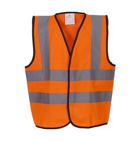 Yoko Kids Fluo 2 Band + Brace Waistcoat, Fluo Orange, 4-6 (S) bedrucken, Art.-Nr. 435774052 Yoko Kids Fluo 2 Band + Brace Waistcoat, Fluo Orange, 4-6 (S) bedrucken, Art.-Nr. 435774052
