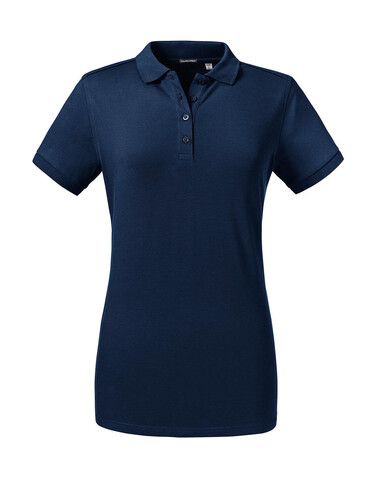 Russell Europe Ladies` Tailored Stretch Polo, French Navy, XL bedrucken, Art.-Nr. 503002016