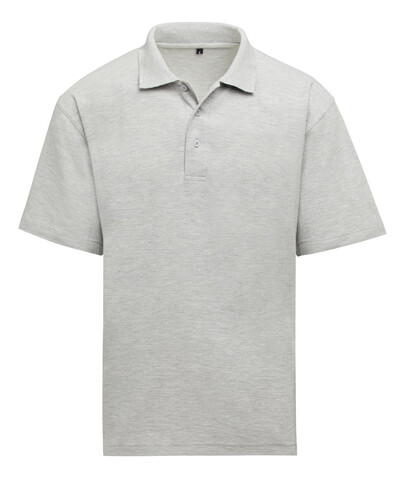 SG Unisex Polo, Heather Grey, M bedrucken, Art.-Nr. 520521232