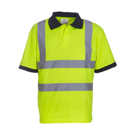 Yoko Fluo Polo, Fluo Yellow, S bedrucken, Art.-Nr. 577776051