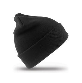 Result Recycled Thinsulate™ Beanie, Black, One Size bedrucken, Art.-Nr. 603331010
