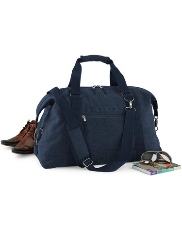 Bag Base Vintage Canvas Weekender, Vintage Black, One Size bedrucken, Art.-Nr. 636291120