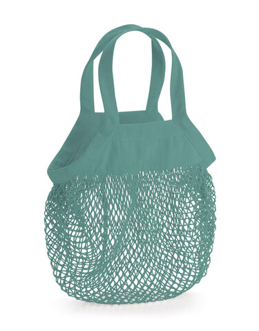 Westford Mill Organic Cotton Mini Mesh Grocery Bag, Natural, One Size bedrucken, Art.-Nr. 676280080