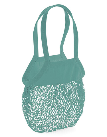 Westford Mill Organic Cotton Mesh Grocery Bag, Natural, One Size bedrucken, Art.-Nr. 682280080
