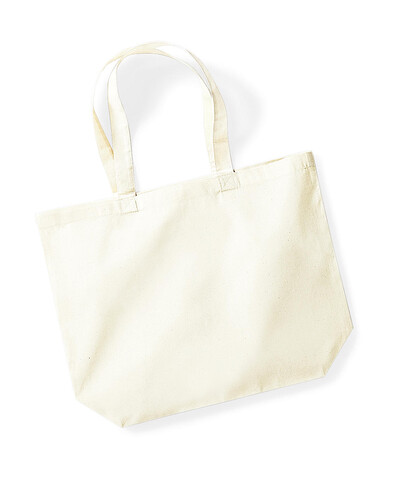 Westford Mill Organic Premium Cotton Maxi Tote, Natural, One Size bedrucken, Art.-Nr. 683280080