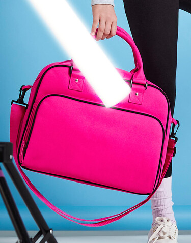 Bag Base Junior Dance Bag, Classic Pink/Light Grey, One Size bedrucken, Art.-Nr. 696294830