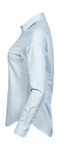 Tee Jays Ladies` Stretch Luxury Shirt, White, XS bedrucken, Art.-Nr. 702540002