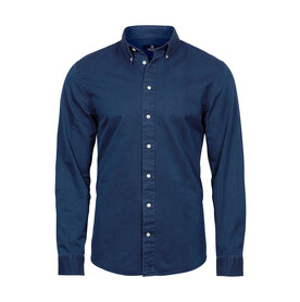 Tee Jays Casual Twill Shirt, Indigo, S bedrucken, Art.-Nr. 705543183 Tee Jays Casual Twill Shirt, Indigo, S bedrucken, Art.-Nr. 705543183