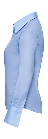 Russell Europe Ladies` Ultimate Non-iron Shirt LS, Bright Sky, S (36) bedrucken, Art.-Nr. 706003103