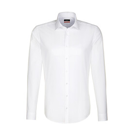 Seidensticker Seidensticker Slim Fit 1/1 Business Kent, White, 36 bedrucken, Art.-Nr. 708200000 Seidensticker Seidensticker Slim Fit 1/1 Business Kent, White, 36 bedrucken, Art.-Nr. 708200000