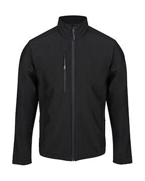 Regatta Honestly Made Recycled Softshell Jacket, Black, S bedrucken, Art.-Nr. 893171013