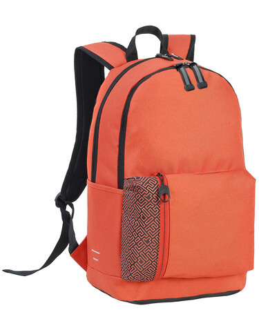 Shugon Plymouth Students Backpack, Orange Mandarin/Black, One Size bedrucken, Art.-Nr. 901384640