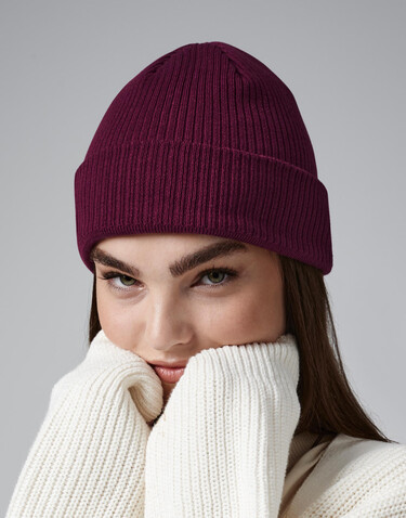Beechfield Organic Cotton Beanie, Mustard, One Size bedrucken, Art.-Nr. 905696450