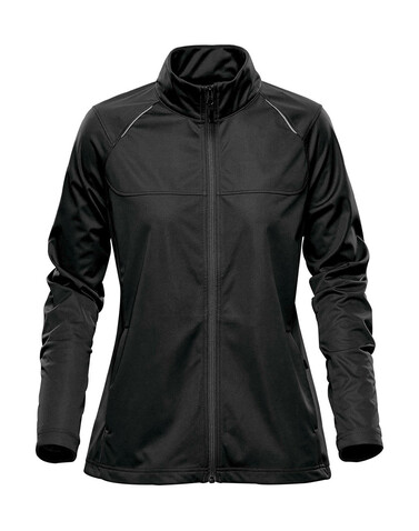 StormTech Women`s Greenwich Softshell, Black, M bedrucken, Art.-Nr. 906181014