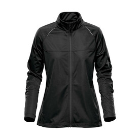 StormTech Women`s Greenwich Softshell, Black, S bedrucken, Art.-Nr. 906181013