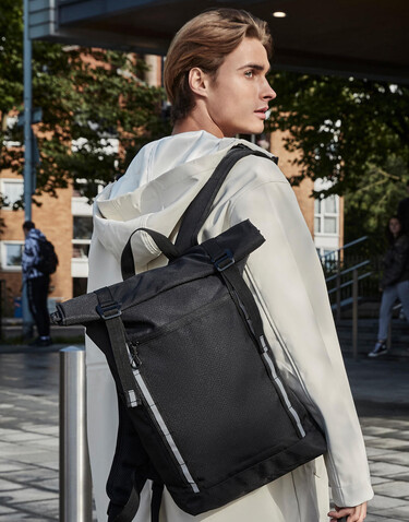 Quadra Urban Commute Backpack, Black, One Size bedrucken, Art.-Nr. 906301010