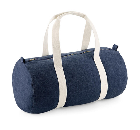 Bag Base Denim Barrel Bag, Denim Blue, One Size bedrucken, Art.-Nr. 911293190