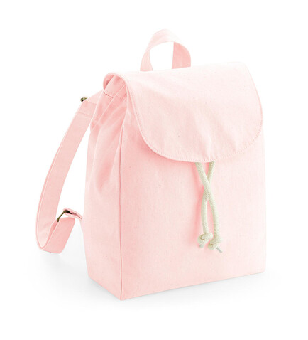 Westford Mill EarthAware® Organic Mini Rucksack, Pastel Pink, One Size bedrucken, Art.-Nr. 912284040
