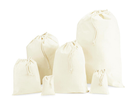 Westford Mill Recycled Cotton Stuff Bag, Natural, L bedrucken, Art.-Nr. 915280085