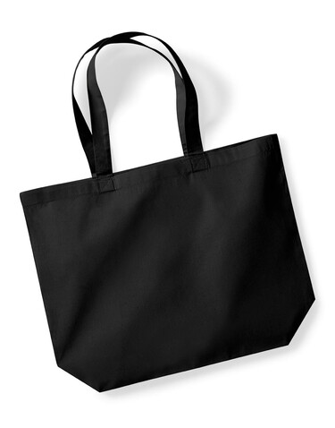 Westford Mill Recycled Cotton Maxi Tote, Black, One Size bedrucken, Art.-Nr. 916281010