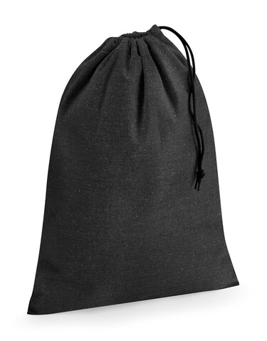 Westford Mill Revive Recycled Stuff Bag, Black, M bedrucken, Art.-Nr. 920281014