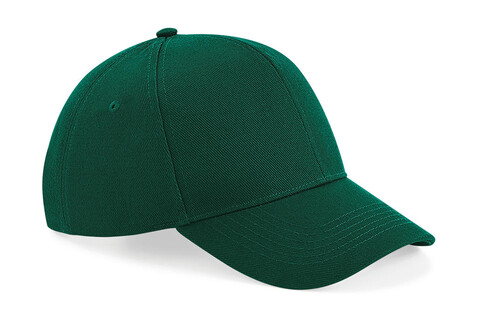 Beechfield Ultimate 6 Panel Cap, Bottle Green, One Size bedrucken, Art.-Nr. 927695400