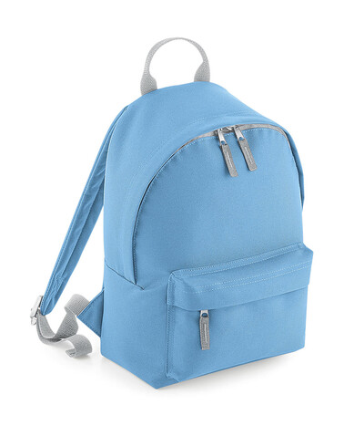 Bag Base Mini Fashion Backpack, Sky Blue/Light Grey, One Size bedrucken, Art.-Nr. 929293780