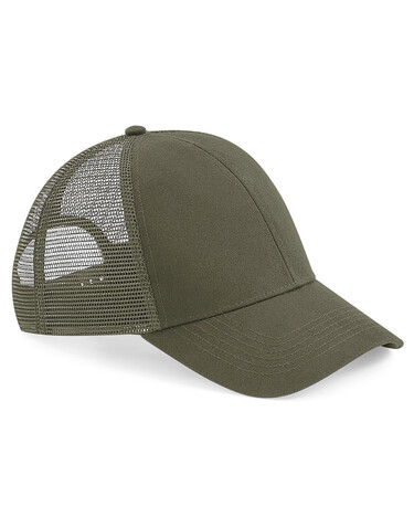 Beechfield Organic Cotton Trucker, Sand, One Size bedrucken, Art.-Nr. 929697410