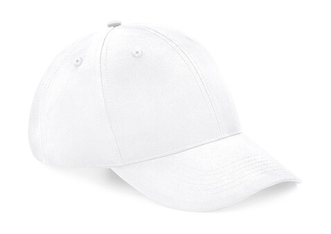 Beechfield Recycled Pro-Style Cap, White, One Size bedrucken, Art.-Nr. 930690000