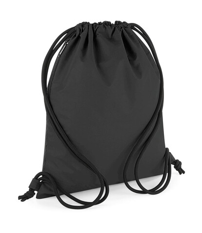 Bag Base Reflective Gymsac, Black Reflective, One Size bedrucken, Art.-Nr. 931291060