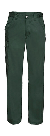 Russell Europe Twill Workwear Trousers length 32, Bottle Green, 46&quot; (117cm) bedrucken, Art.-Nr. 932005400