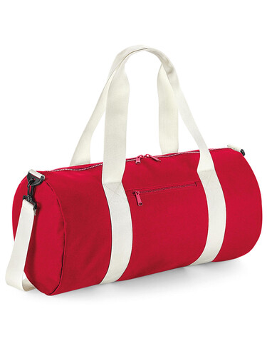 Bag Base Original Barrel Bag XL, Classic Red/Off White, One Size bedrucken, Art.-Nr. 932294780