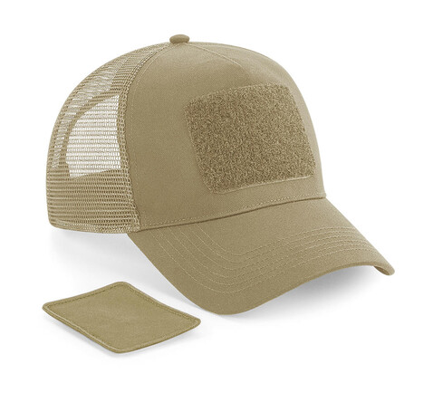 Beechfield Patch Snapback Trucker, Desert Sand, One Size bedrucken, Art.-Nr. 934697420